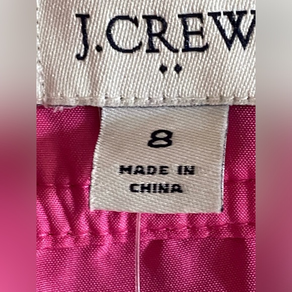 J. Crew Pink, Berry & Cream Houndstooth Mini Skirt NWT Size 8 SKU0675 - Picture 8 of 9